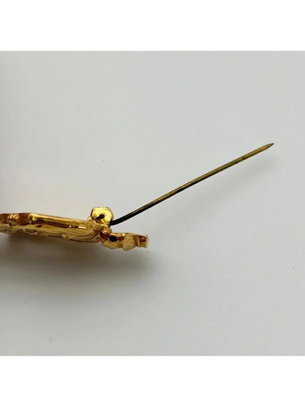 Chanel Mademoiselle Brooch Gold #357895C57B